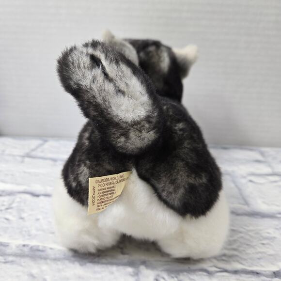 Miyoni Tots Aurora Realistic Husky Wolf Pup Plush Blue Eyes April 2024 10 inch - Picture 11 of 16